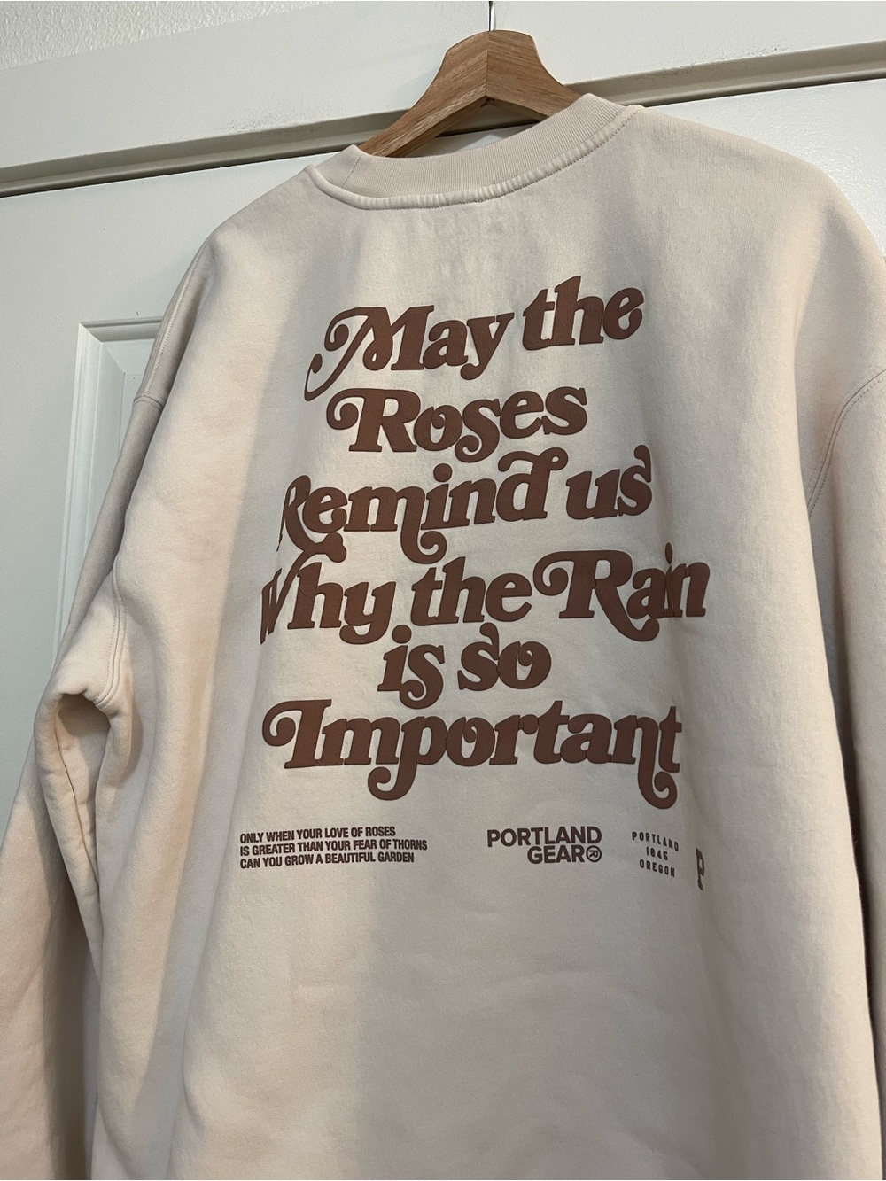 Portland Gear "All-American" Slogan Crewneck